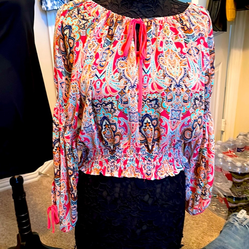 Multi color top